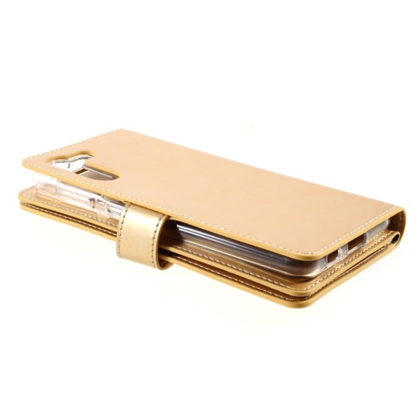 Samsung Galaxy S21+ (Plus) MERCURY CASE Mansoor lompakkokotelo Gold