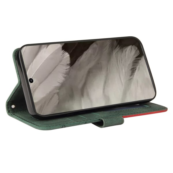 Google Pixel 8 KT Series-1 Kahden Värin Kotelo Remmillä Green