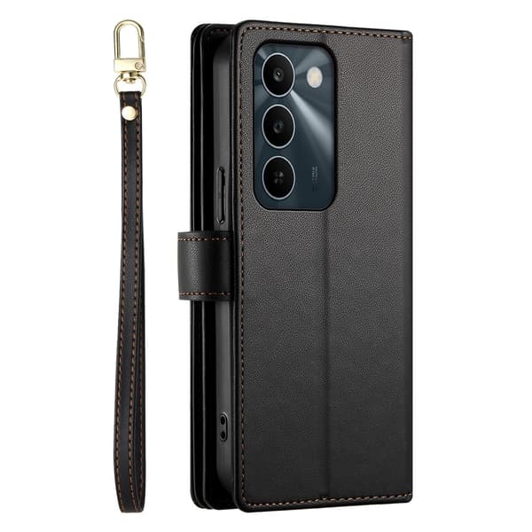Phone Wallet Case for Realme C100 5G / C83 5G Black