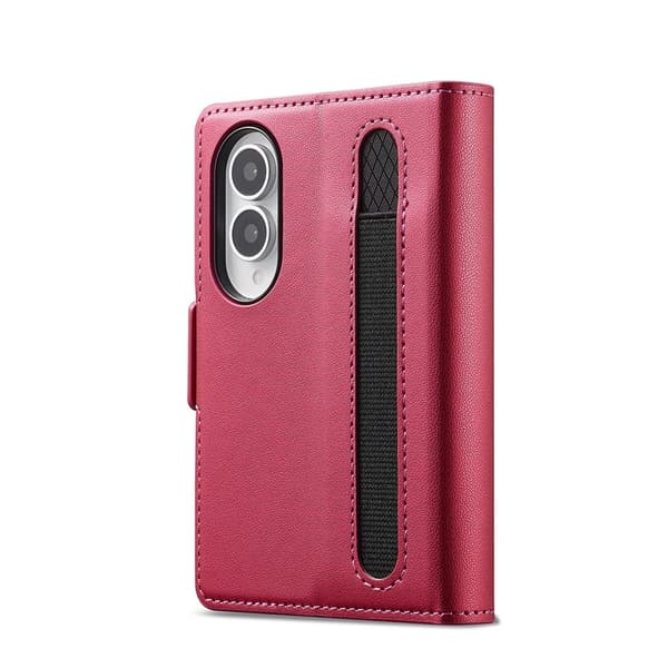LC.IMEEKE Telefonlommebokdeksel med støtte til Samsung Galaxy Z Fold8 Red