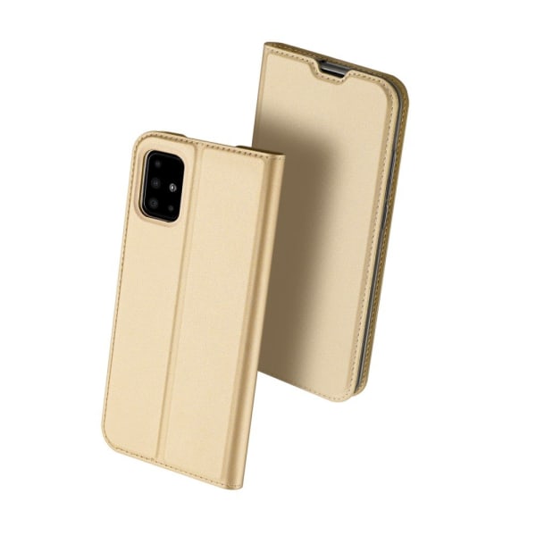Samsung Galaxy A51 DUX DUCIS Skin Pro -sarjan teline kääntökotel Gold