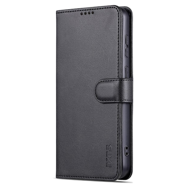 AZNS For Samsung Galaxy S24 FE Etui i PU-lær - Sort Black
