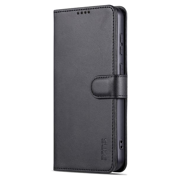 AZNS Samsung Galaxy S24 FE Puhelinkotelo Lompakko - Musta Black