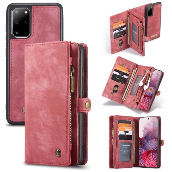 Samsung Galaxy S20 Plus CASEME Aftagelig 2-i-1 etui - Rød Red