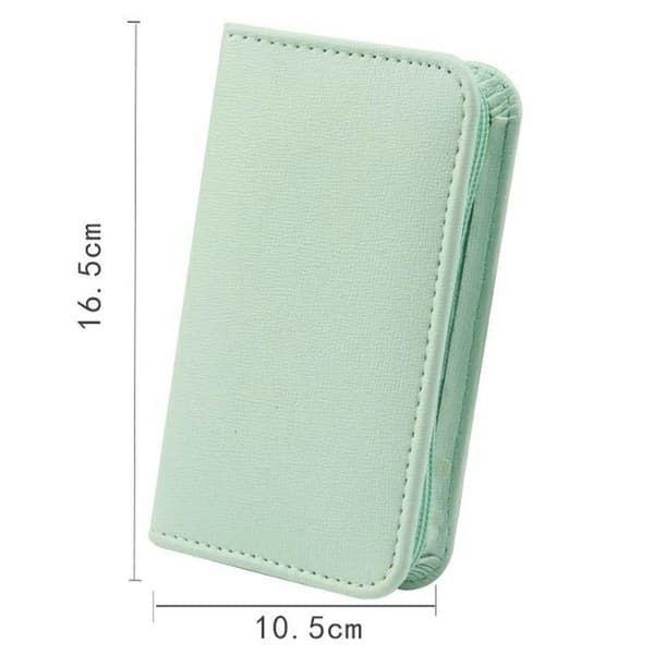 22 stk. manicure pedicure negleklipper rustfrit stål fingertånegle + etui Green