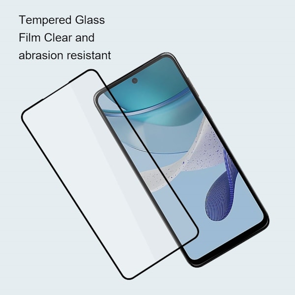 Amorus Härdat Glas Till Motorola Moto G55 Heltäckande 2-pack Transparent