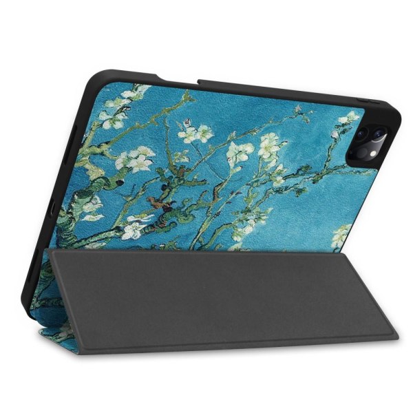 iPad Pro 11 2021 Slim fit tri-fold fodral - Flower multifärg