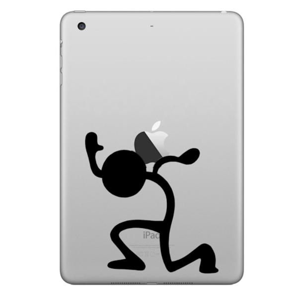 HAT PRINCE Stilig, elegant klistremerke iPad osv. - Apple-bakside