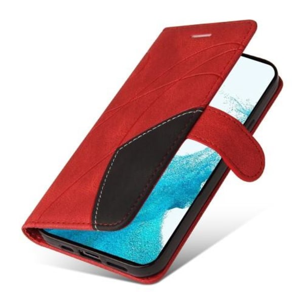 Til Samsung Galaxy S23+ (Plus) KT Series-1 dobbeltfarve - Rød/Sort Red