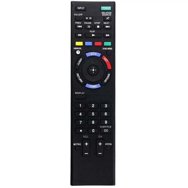 Fjernkontrollerstatning for RM-YD089 For Sony TV Black