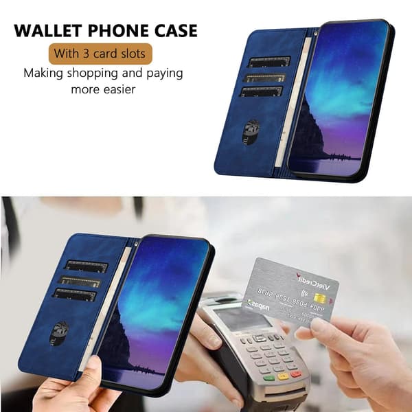 Til Oppo Find X9 Ultra 5G Pungetui Blue
