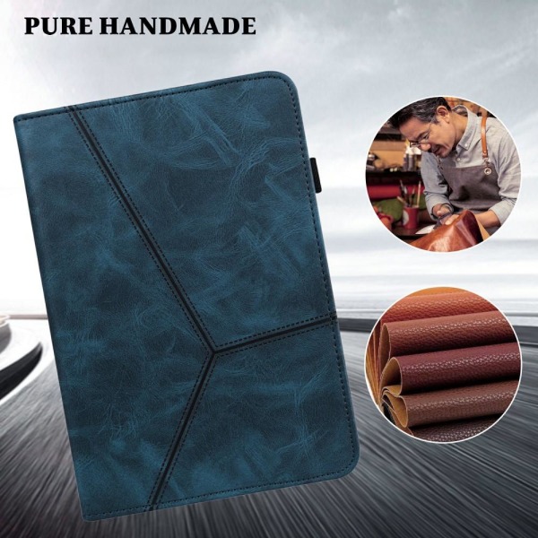 Til iPad 10.2 (2021)/(2020)/(2019) Almindeligt PU-læder tabletcover Blue