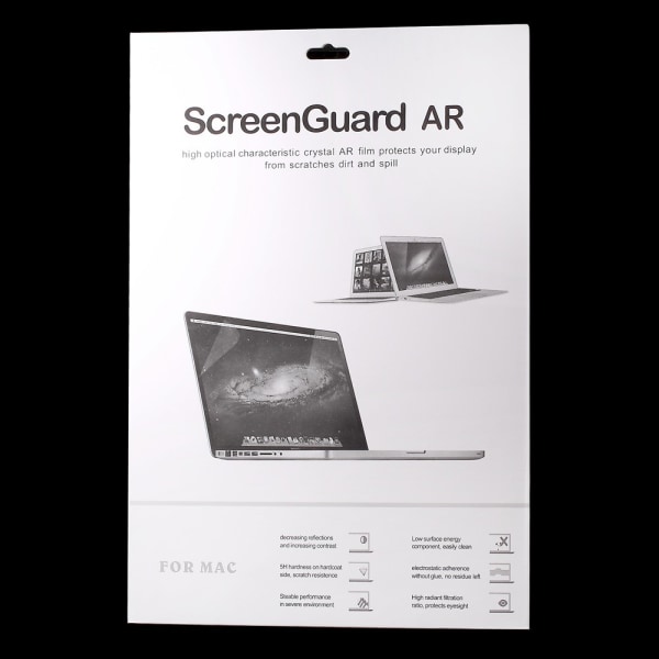 MacBook Pro 13,3" Retina (2012-2015) HD Crystal Clear näytönsuoja Transparent
