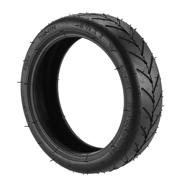 Reservedekk+slange til Xiaomi M365 elektrisk scooter, 2 - pakke Black