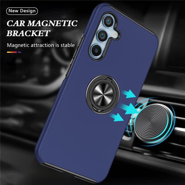 Mobildeksel med Ringholder for Samsung Galaxy A37 5G Blue