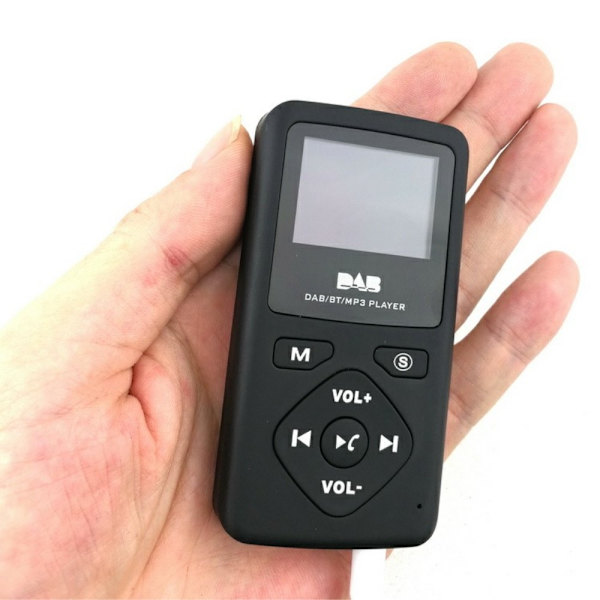 DAB Bluetooth Digital MP3 - soitin Tuki FM - radion TF - kortti White
