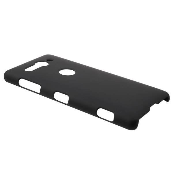 Kumipäällysteinen kova muovikotelo Sony Xperia CASE Compact -puhelimelle - musta Black