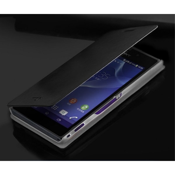 Sort MOFI Rui Series Stand Case til Sony Xperia M2 Black
