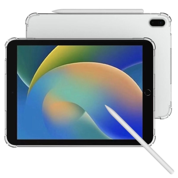 iPad 10.9 (2022)/iPad 10. generation af TPU-etui hjørnebeskyttelse Transparent