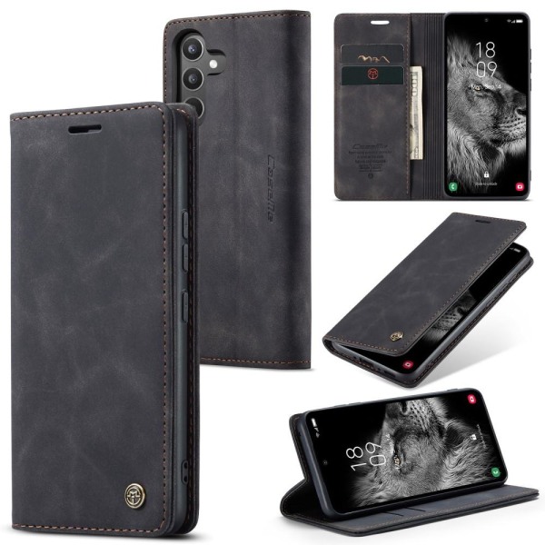 CASEME Retro Pung Taske til Samsung Galaxy A34 - Sort Black