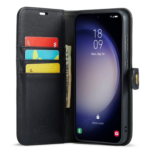 DG.MING 2 i 1 Lommebok-deksel til Samsung Galaxy S26 svart