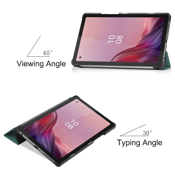 Tri-fold Fodral till Lenovo Tab M9 - Grön Grön
