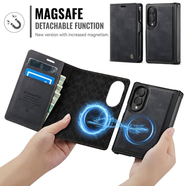 CASEME Magnetisk telefonpungcover til Samsung Galaxy Z Fold8 Black