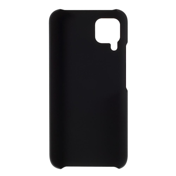 Huawei P40 Lite Gummiert Hardplastcover - Sort Black