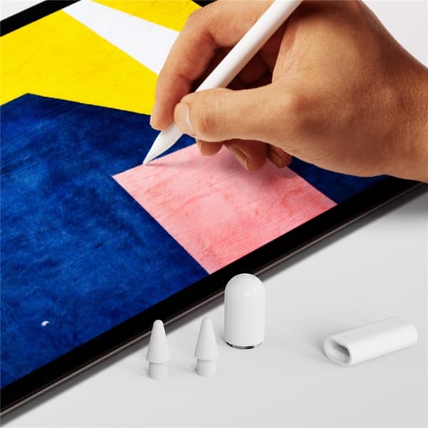 Til A Pencil (1. generation) Magnetisk opladningsadaptersæt Spidser + Holder White