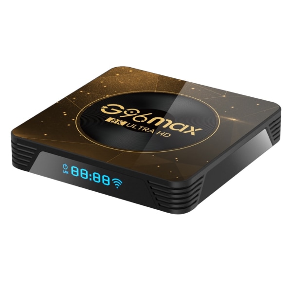 G96max 4+32GB 8K Ultra HD Smart TV Box H616 Android 13.0 Svart