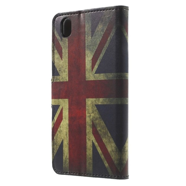 OnePlus X Wallet Case Retro UK Flag Black