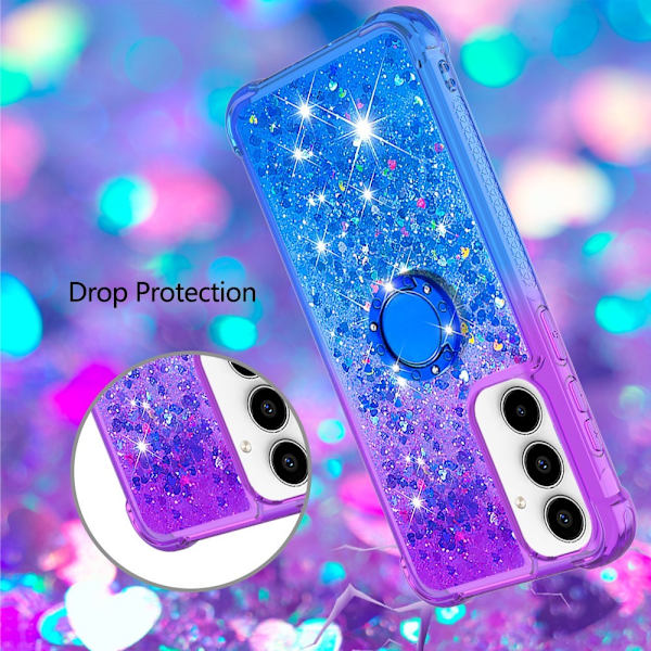 YB Quicksand Series-8 för Samsung Galaxy A35 TPU-skal Glitter multifärg