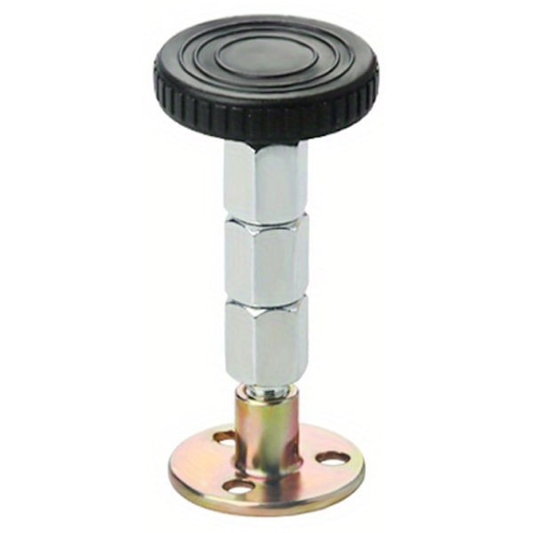 Säng Sänggavel Sängram Anti-Skak Verktyg Justerbar 77-112 mm Silver