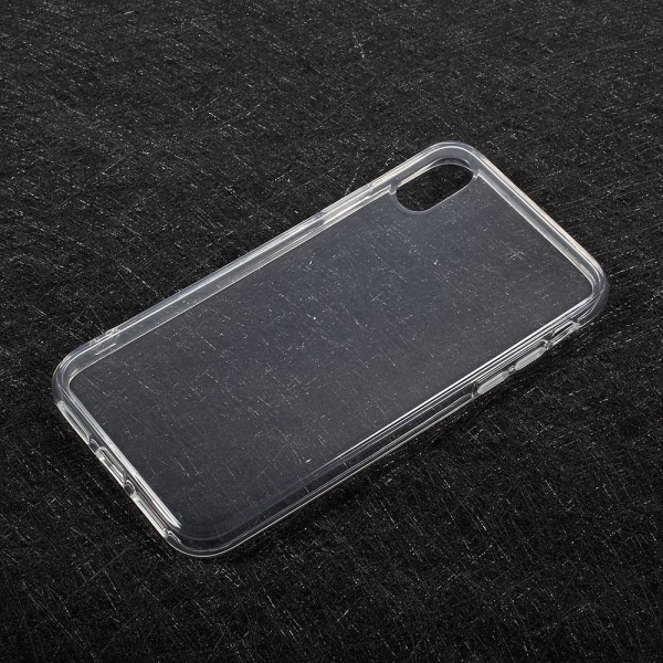 Läpinäkyvä pehmeä TPU- phone case iPhone X / XS:lle - Läpinäkyvä Transparent