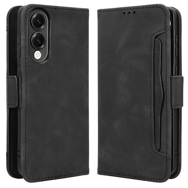 Wallet case Case Cover for Samsung Galaxy S25 Edge Black