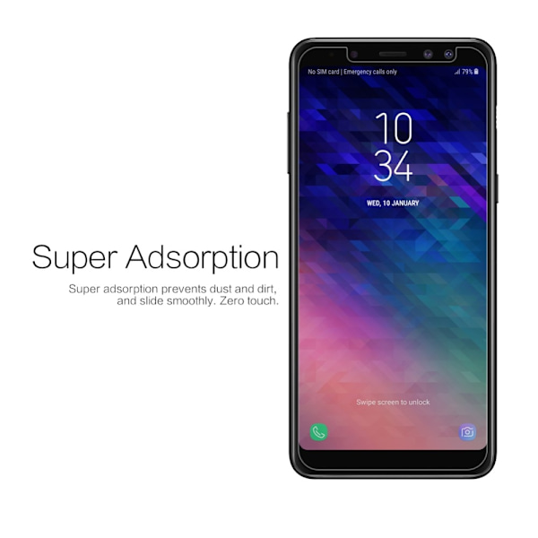 NILLKIN Screen Protector Skärmskydd för Samsung Galaxy A8 (2018) Transparent