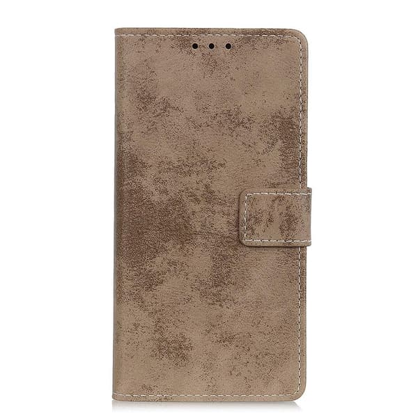 Retro Lommebok Stativ Etui for Google Pixel 6a - Khaki Khaki