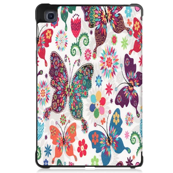 Kolminkertainen telinekotelo Samsung Galaxy Tab A7 10.4" - Butterfly Multicolor