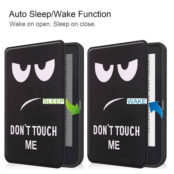 Kotelon kansi Kobo Clara 2E -mallille - Don't Touch Me Black