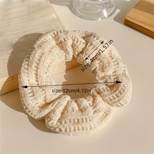 7st Plysch Hårsnören Hårsnoddar Tyg Elastiska Hårsnoddar Håraccessoar - Beige Beige