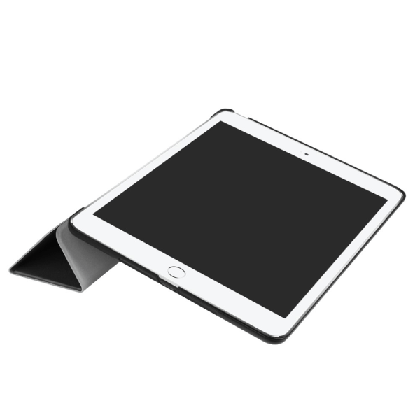 iPadille 9,7 tuuman (2017) kolminkertainen jalusta tablettikotel Black