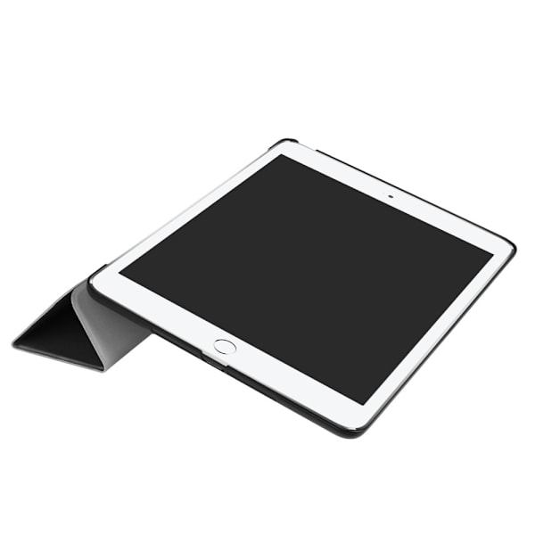Til iPad 9,7 - tommer (2017) Trifoldet Stand Tablet - etui - Sort Black