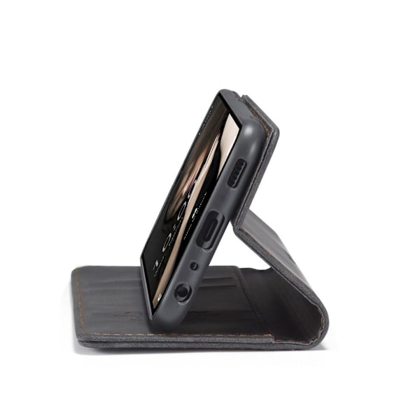CASEME Retro Pung Taske til Samsung Galaxy A12 - Sort Black