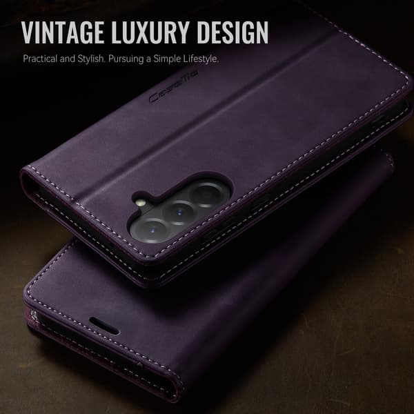 Til Samsung Galaxy A37 5G CASEME Pungetui Purple