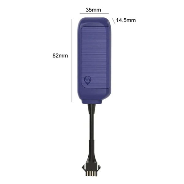 SEEWORLD BeiDou Satellite GPS Locator Vattentät Car Tracker Svart