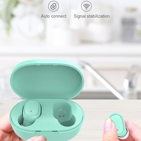 A6S PRO TWS Trådløse Hodetelefoner HiFi Lyd Støydempende Bluetooth In-Ear - Hvit White