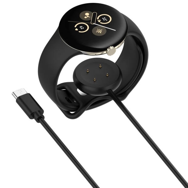 Oplader Ur oplader til Google Pixel Watch 2 USB-C tilslutning Black