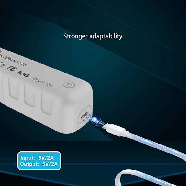 Externt Batteri Power Bank Meta Quest 3 VR-glasögon 5000mAh Vit