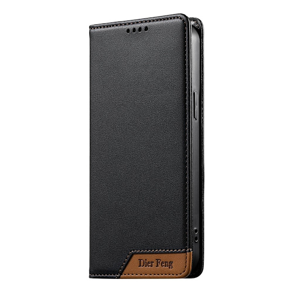 DIERFENG Til Xiaomi 17 Pro Max Pungcover RFID Beskyttelse Stander - Sort Black