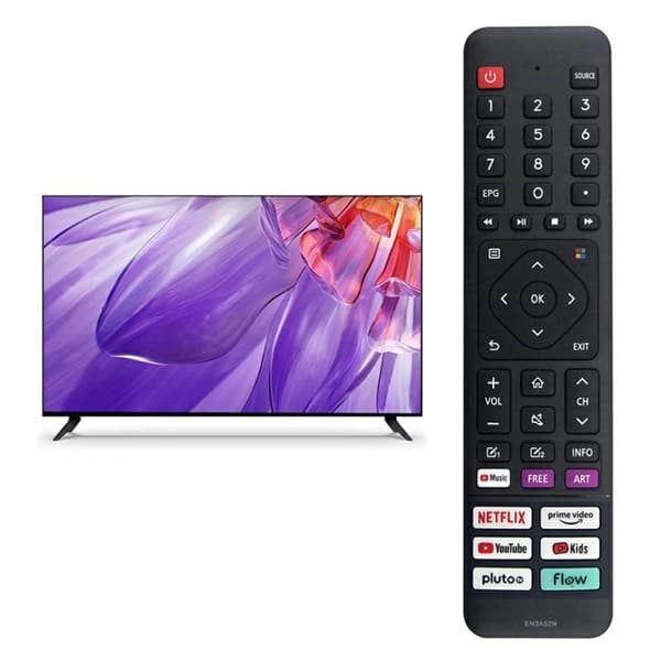 Fjernkontroll erstatning EN3A52N For Hisense TV Black